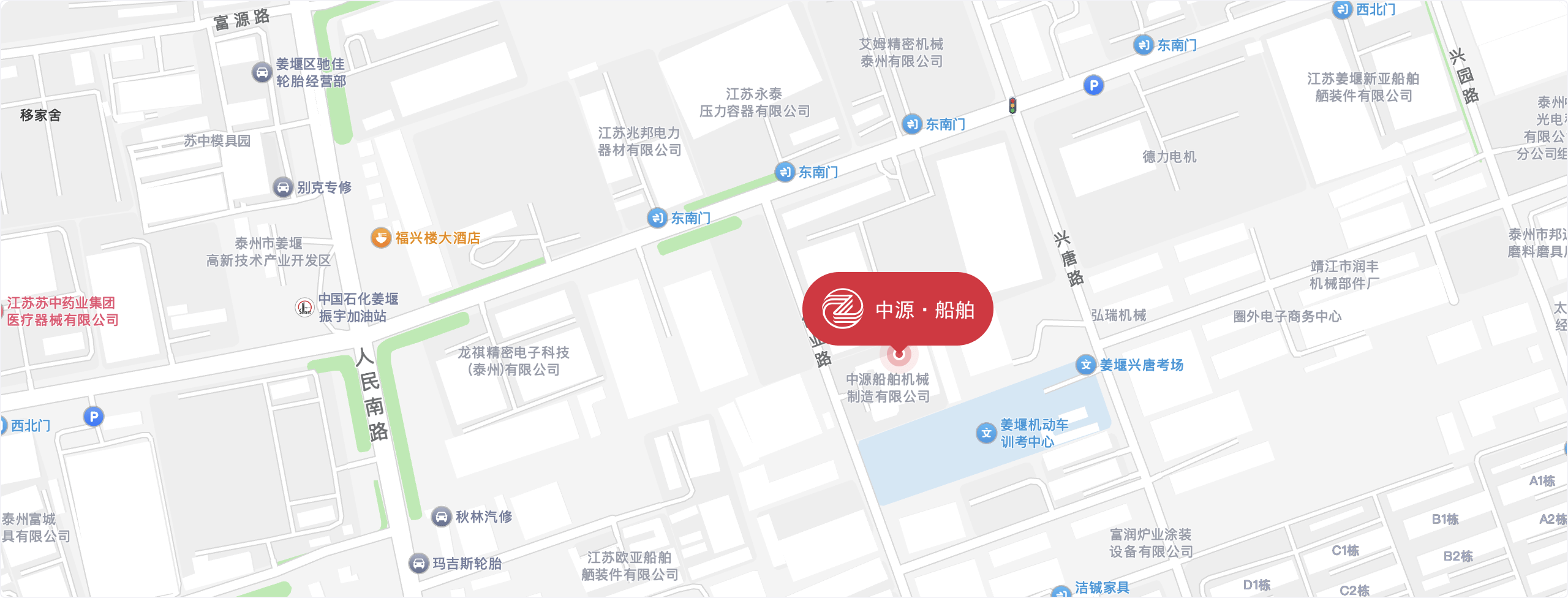 公司位置地图